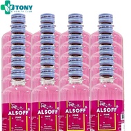 แอลกอฮอล์ แอลซอฟฟ์พิ้งค์ Alsoff Pink สีชมพู 450ml. แพ็ค 24ขวด/1ลัง