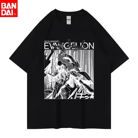Neon Genesis Evangelion Eva Unit 01 Manga Panel T Shirt 2026 Summer Oversized Streetwear Anime Graph