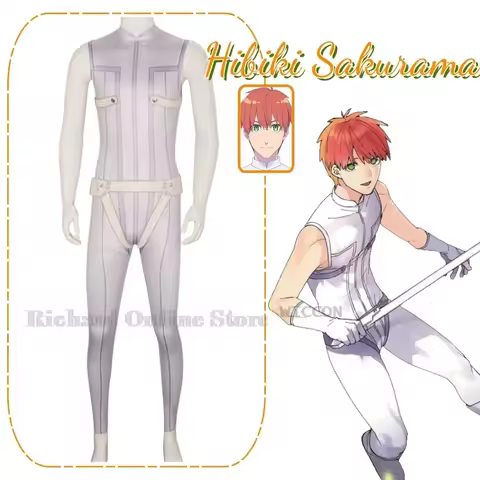 Hibiki Sakurama Anime Sentai Daishikkaku Go! Go! Loser Ranger! Cosplay Costume Clothes Uniform Cospl