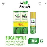 So Fresh Aromatherapy Roll-On Eucalyptus Oil 2 x 10 ML