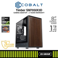 COBALT Timber SM7050X3D -  AMD Ryzen 5 7500X3D - PALIT RTX 5060 INFINITY 2 OC 8GB - 16GB RAM - 1TB S
