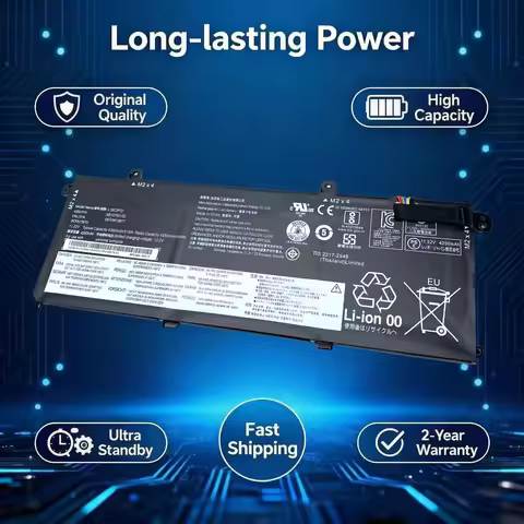 New Original L18M3P73 L18L3P73 L18C3P72 L18M3P72 Laptop Battery For Lenovo ThinkPad T490 T495 P43s 0