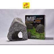 Grain Stone Aquarium Decoration F-959-S | Natural Look Fish Tank Rock Ornament for Aquascape Shrimp 