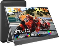 UPERFECT 2K 144Hz 16" QLED Portable Monitor with 2560 x 1600 16:10 2000:1 Screen, Integrated Stand, 