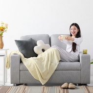 Koncept Furniture โซฟาเบดรุ่น Reily สีเทา (144x99x93 ซม.)
