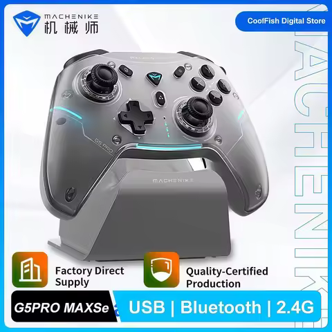 New Machenike G5 PRO Max Se Gamepad Controller Tri-Mode FPS Wireless Gamepad Elite Hall Trigger Joys