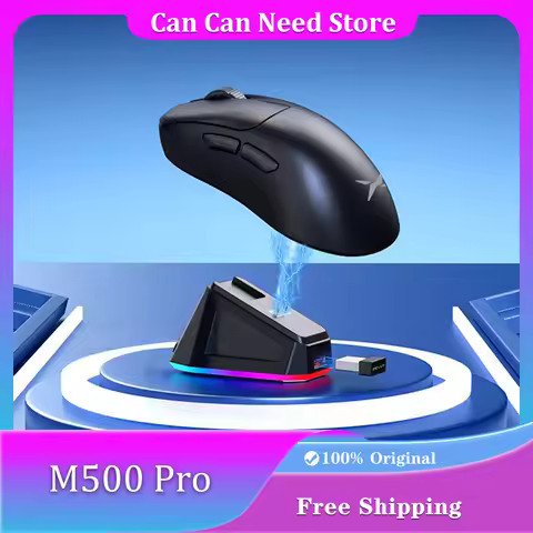 Delux M500 Pro Gaming Mouse Wireless Tri-Mode 8K PAW3395 Ice-Feel Coating Long-lasting Lightweight E