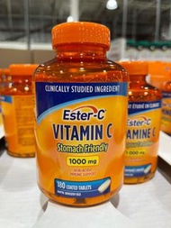 🌟Ester-C Vitamin C 1000mg (180 Tablets) 《🇨🇦加拿大製造》