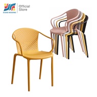 Dudee Bedding Plastic Chair Model DD254 One-Piece Molding Strong Structure