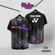 Baju Jersey Custom Name 2025 New Jersey Design Badminton Jersey Bola Oversized T-shirt baju Badminto