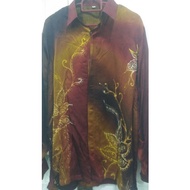 BAJU KEMEJA BATIK JACQUARD Asli KELANTAN preloved