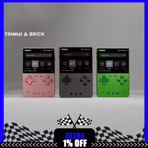 Trimui Brick Hammer Handheld Game Console 3.2 Inch 1024*768 IPS Screen 3000mAh Metal Open Source Ret