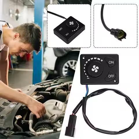 3 Pin D.C 12V/24V For Car Truck Ships Knob With Cable Parking Heater Knob Controller Easy To Install