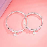 s999转运手链女学生手镯hello kitty 凯蒂猫宝宝儿童生日礼物S999 Transfer Bracelet Female Student Bracelet He zuruzsu29362.m