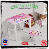 Recoh_Doraemon Princess Hello Kitty Table Set Study Table  Foldable Laptop Table Computer Table Meja