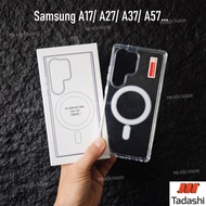 Samsung A17 5G/ A56 5G, Samsung S25 FE/ S25 Plus/ S25 Ultra/ S25 Case Transparent Magnetic Wireless 