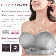 Chargeable Chest Massager Clear Breast Massager