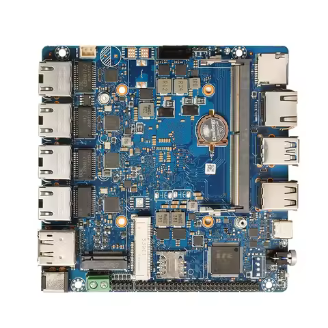 Nano itx motherboard on board CPU Intel 12th gen N100 N305 4 Lan port 1*HDMI,1*DP TYPE-C RS232 COM P