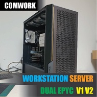 คอม 2 ซีพียู 256 เธรด | ซีพียู DUAL AMD EPYC 7B12 | เมนบอร์ด DUAL CPU | แรม 32GB-256GB | M.2 NVMe |