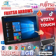 Fujitsu Arrows Tab V727/V || Intel Core M3 7th Gen || RAM 8GB SSD 128GB || Windows Tablet PC