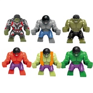 Compatible with Lego Avengers Hulk Hulk Building Blocks Minifigures Invincible Hulk Armored Assembled Toys