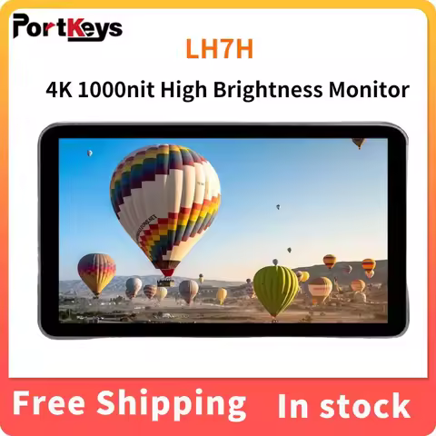 Portkeys LH7H Camera Field Monitor 4K 1000nit High Brightness Lightweight 7'' Monitor with 3D Lut HD