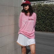 88R — Jersey Logo Tee (Pink) เสื้อแขนยาว สกรีนลายโลโก้ด้านหน้า