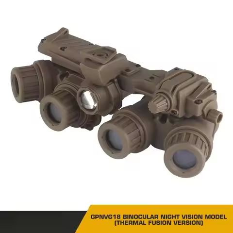 Tactical GPNVG18 Binocular Night Vision Model Thermal Fusion Version Airsoft Helmet Mount Decoration