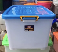 GRATIS ONGKIR! Shinpo Container Box CB 150 Liter HERCULES Besar Jumbo Roda KUAT TEBAL / EZY BOX 150L