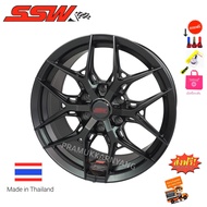 ล้อแม็กขอบ18 ส่งฟรี!! ล้อคุณภาพแข็งแรงทนทาน 18x9 6h139.7 ET+20 CB106.1 ยี่ห้อ SSW Color BK/MATT 386 