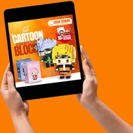 All New LS BRICKS Mini Naruto Anime Micro Block Figure DIY Cute Collectible Brick Toy for KidsAdults