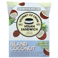 The Ice Cream &amp; Cookie Co Island Coconut (Vegan) Sandwich 100G