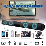 Upgraded 20W TV Speaker Wireless and Wired Speaker Home Theater Bluetooth SoundBar Radio, Bass Adjus