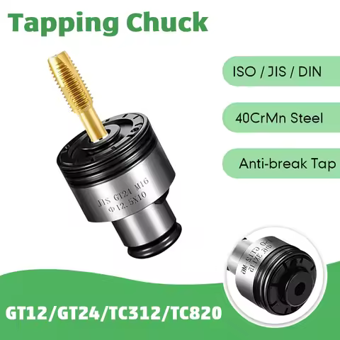 Telescopic Tapping Collet Chuck GT12 GT24 TC820 TC312 CNC Machining Tool Holder ISO DIN JIS Overload