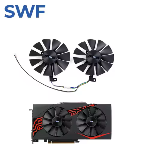 87MM T129215SU Cooling Fan For ASUS RX 470 570 580 EXPEDITION OC GTX 1060 1070 Graphics Card Fan FDC