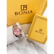 [ 💯 PREMIUM ITEMS ] Bonia Jam Tangan Wanita Perempuan Stainless Steel Silver Ladies Luxury Women Wat