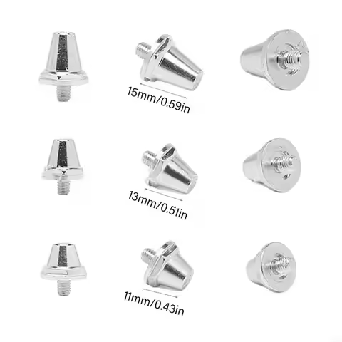 12Pcs Aluminum Football Boot Spikes Soccer Replacement Football Cleats