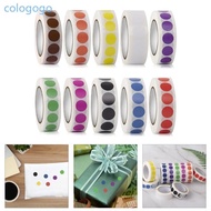COLO 1000Pcs 13mm Round Dots Sticker For Efficient Document Management Colorful Dot Sticker for Labe