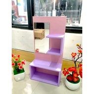Mini Wall Shelf Makeup Mirror Size 40 x 20 Cm