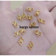 925 gold & silver necklace hook