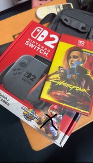 Switch 2 mario and cyberpunk