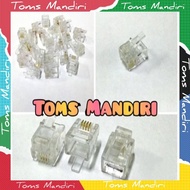 Kitani Innovation - Connector Rj11 (Phone Connector) 100 Pcs