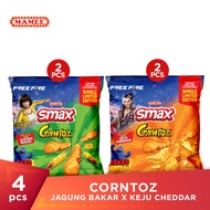 Smax Twist Grilled Corn x Mutlipack Cheddar Cheese 4 pcs