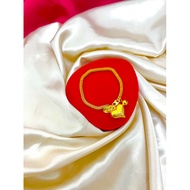 EMAS BANGKOK GELANG TANGAN BELUT DORA PDR