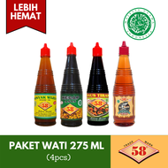 Saos 58 - PAKET WATI 275ML (MINYAK WIJEN. KECAP ASIN SAUS TIRAM KECAP IKAN)