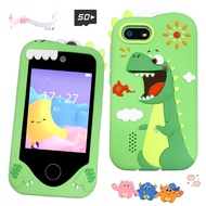 Kids Pretend Play Phone 2.8 Touchscreen Dual Camera Video Player Educational Learning Toy for Toddle