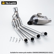Akrapovic Large Exhaust Honda CB650F CBR650R CB650R CBR650F Full System Pipe Stainless Steel Muffler