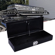 cloudshop Asixxsix 34.2 Inch Heavy Duty Aluminum Truck Bed Tool Box  Storage Organizer Chest with Lo