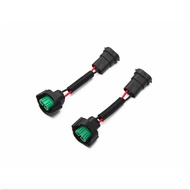2x Car Headlight H11 Lamp Holder Adapter Halogen Universal H8/H11 Male Female Plug