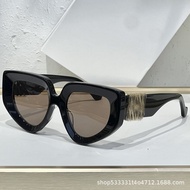 Loe ** New Style Cat Eye Acetate Large Frame Sunglasses 40154u Outdoor All-Match Luxury Men Women Re